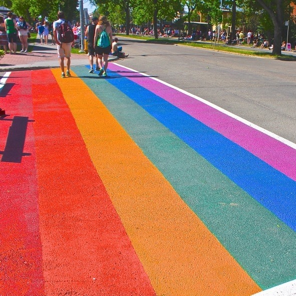 Edmonton Pride Sidewalk